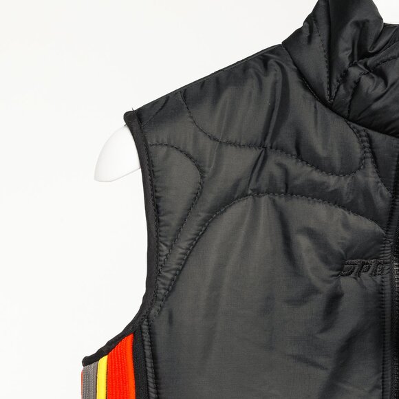 JPG by Gaultier Black Quilted Side-Stripe Zip Vest - Picture 5 of 8